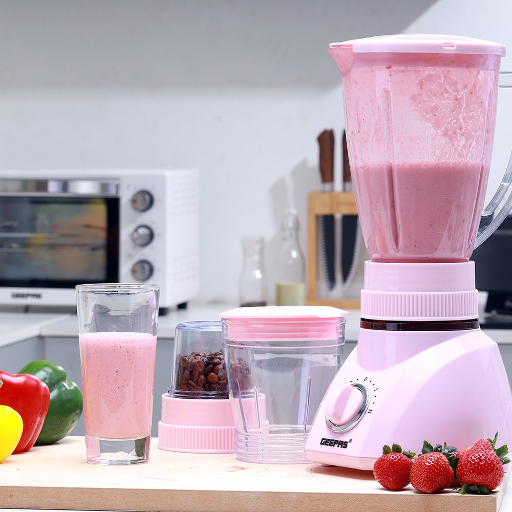 Geepas 3 In 1 blender green 400W 1.6 liters GSB1514