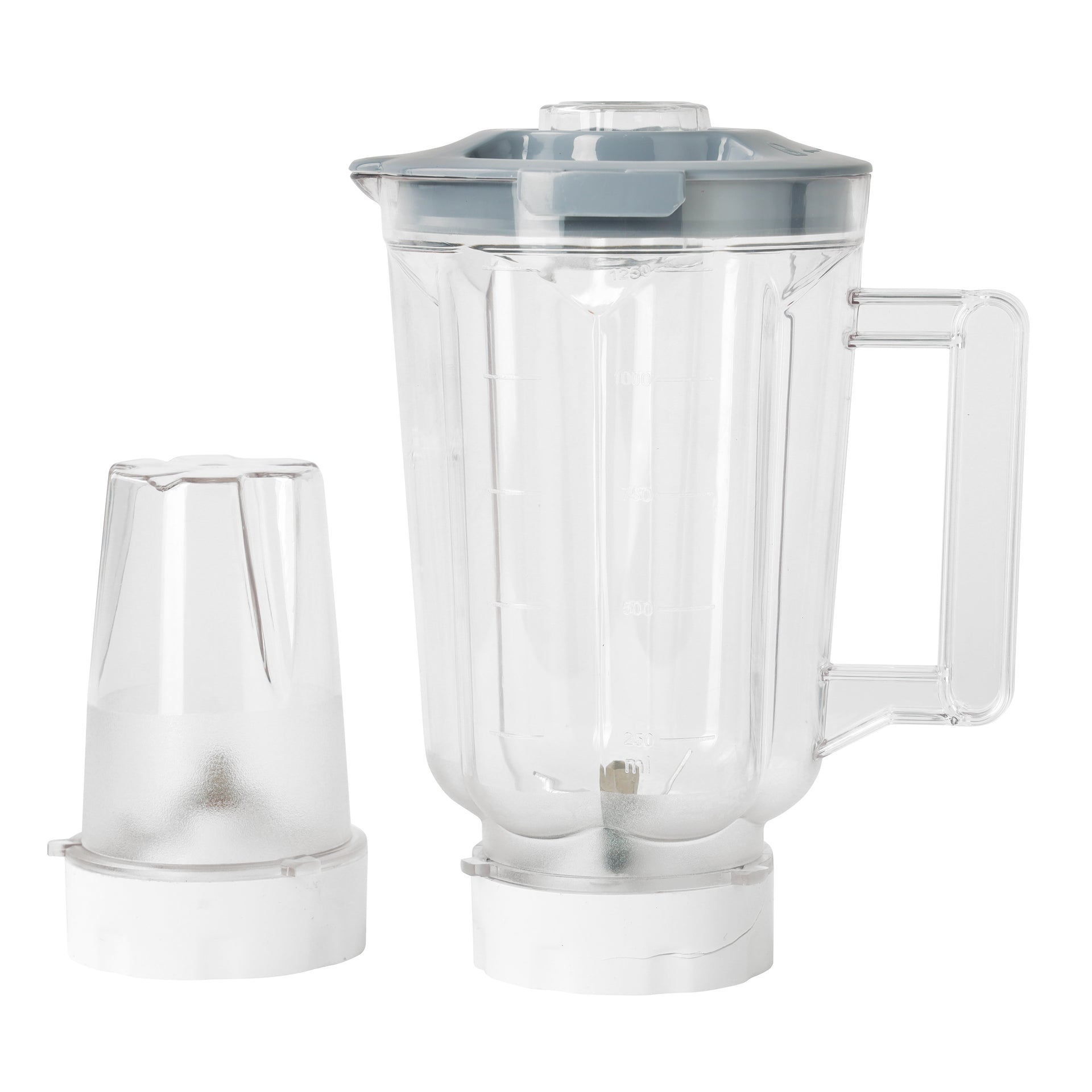 2-in-1 Blender, Multifunctional Mixer Grinder, 1.5L PC Unbreakable Jar & Coffee Grinder | 2 Speed Control With Pulse Function | Safety Interlock | Stainless Steel Sharp Blades, Non- Slip Feet. 1.5 L 550.0 W GSB44083-N White