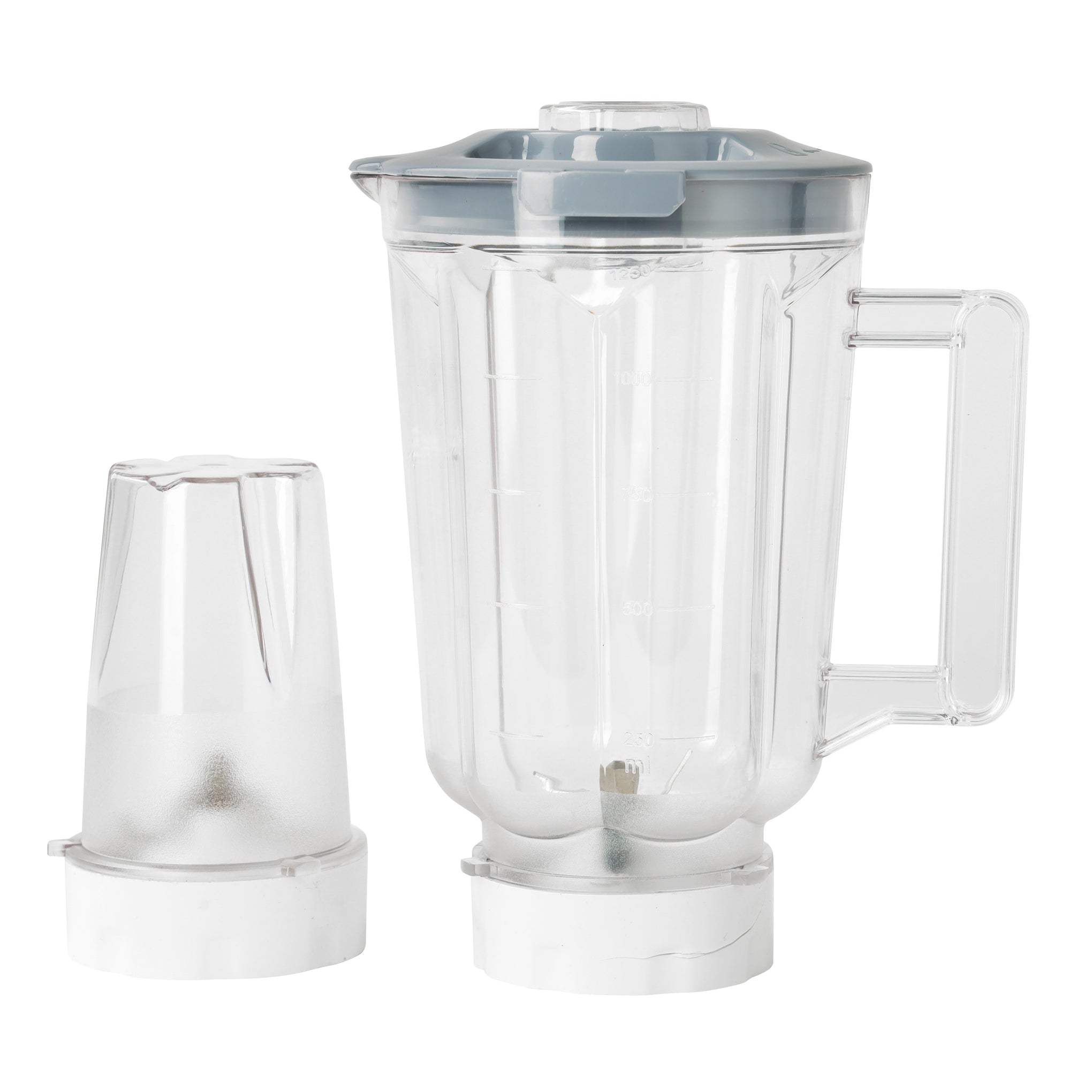 2-in-1 Blender, Multifunctional Mixer Grinder, 1.5L PC Unbreakable Jar & Coffee Grinder | 2 Speed Control With Pulse Function | Safety Interlock | Stainless Steel Sharp Blades, Non- Slip Feet. 1.5 L 550.0 W GSB44083-N White