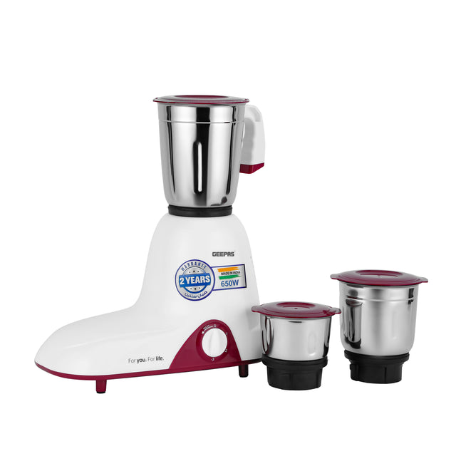 3 In 1 Mixer Grinder With 3 Speed setting with Incher | Heavy duty Motor | Silent and smooth Blender | Shock Proof and Over Heat Protetction 1.2 L 750 W GSB44094 Pista Green