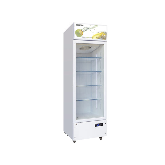 338L Commercial Showcase Chiller | No-Frost, Fan-Cooled, Ultra-Quiet & Low Energy Consumption | Digital LED Display 338 L 180 W GSC3400RN White
