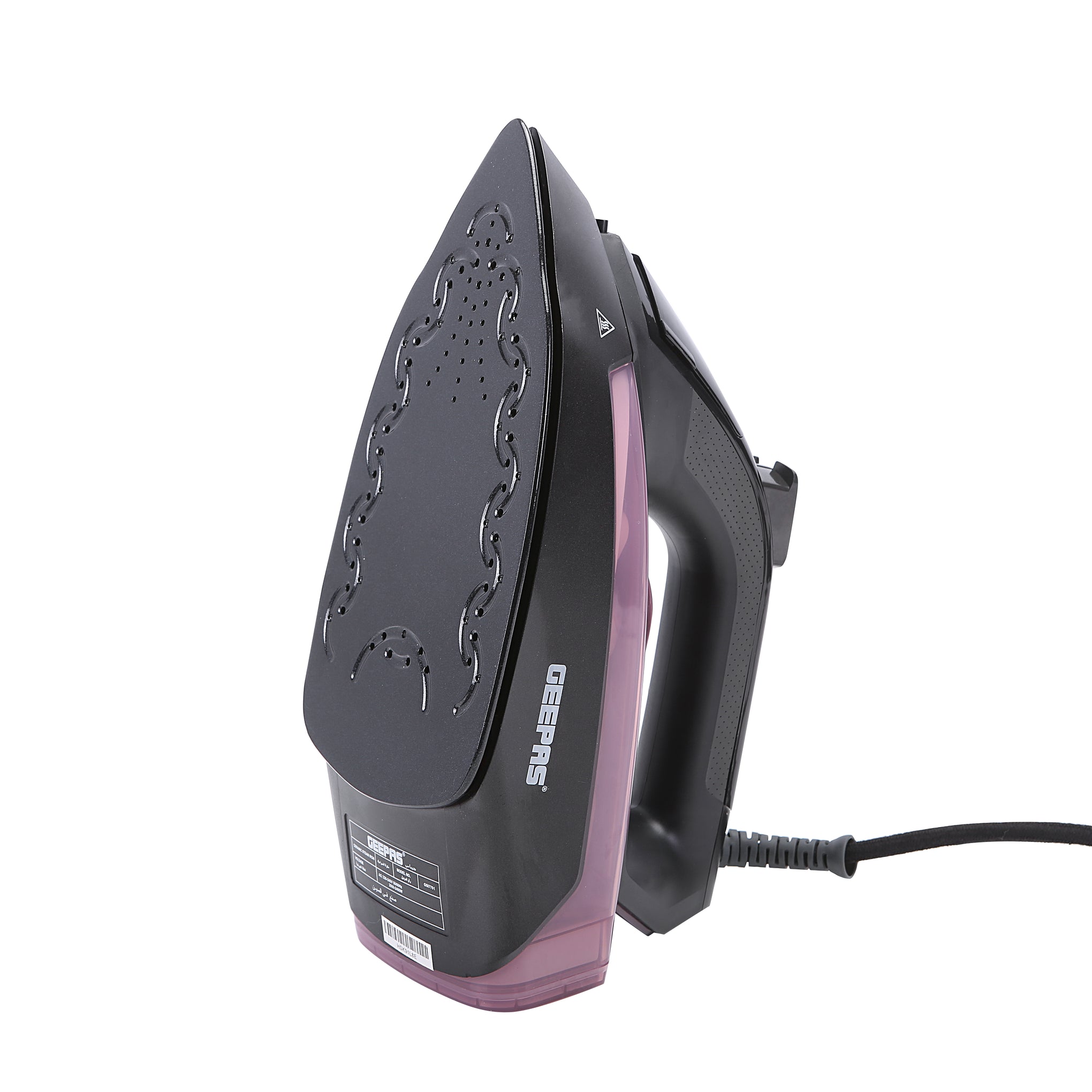 Ceramic Steam Iron With Temperature Control,Dry & Steam Function/Compact And Handy Design, Suitable For All Kinds Of Fabric 2400 W GSI7791 Black/Red