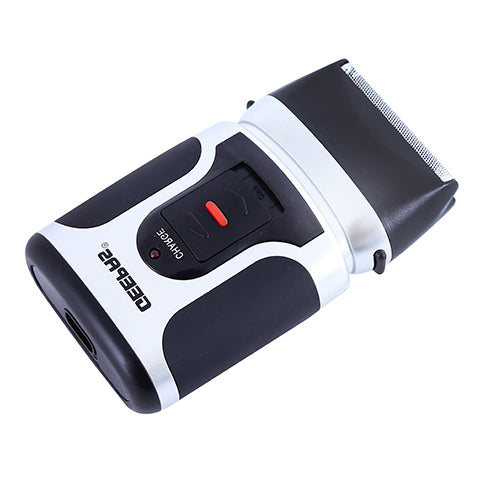 Double-Head Washable Travel Shaver For Men With Ultra-Precise Blade Ergonomic Design, Lightweight, Compact And Portable Design Black/Grey
