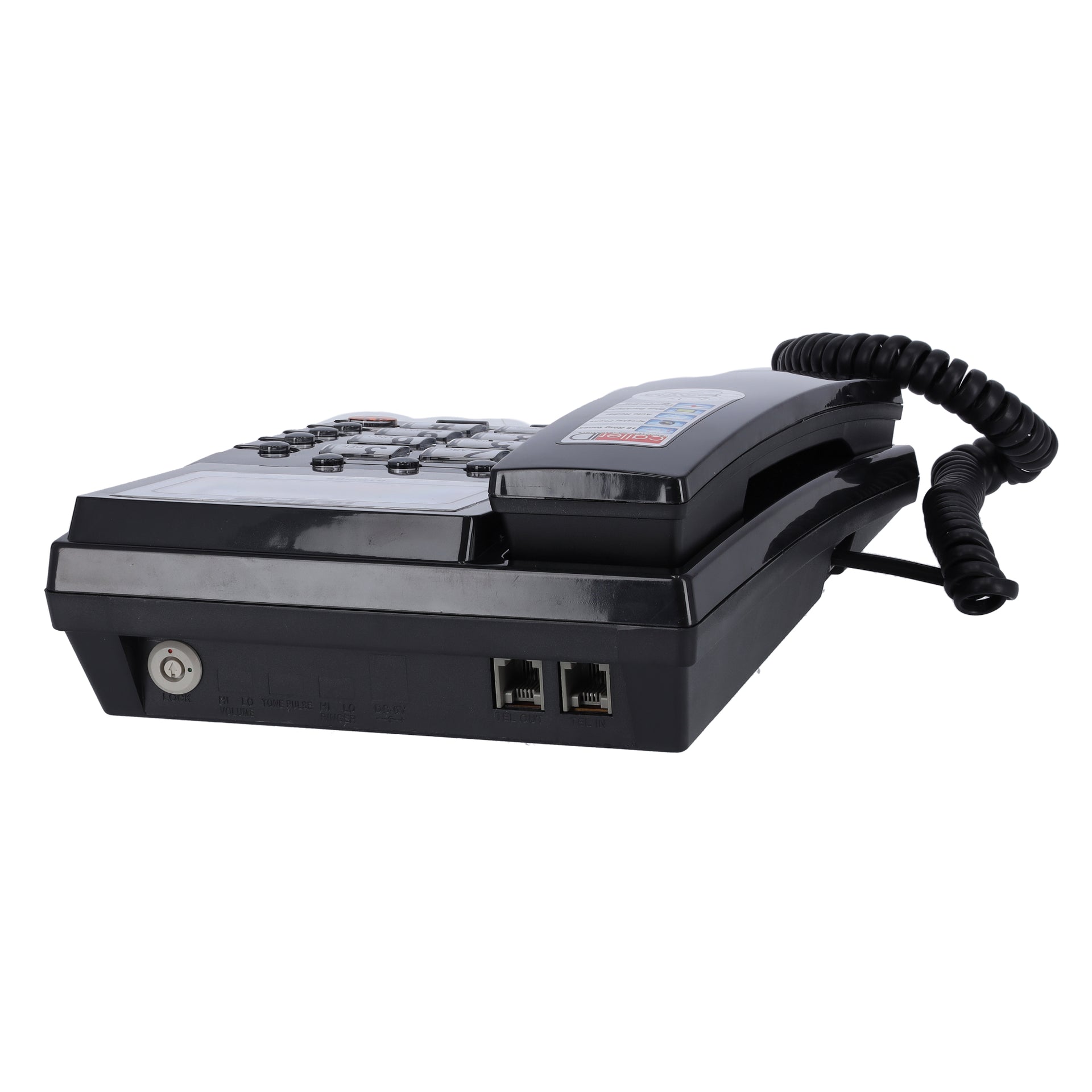 Caller ID Telephone With 3-Mode IDD Key Lock Black
