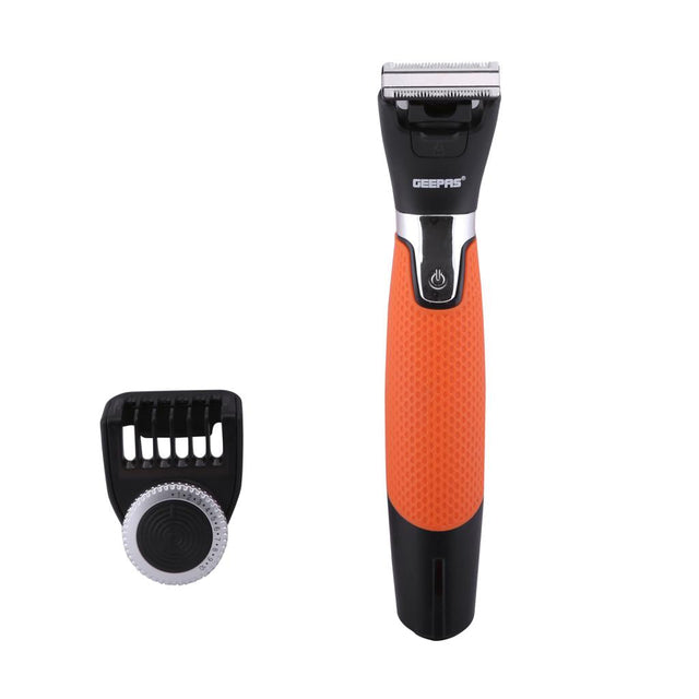 2-in-1 Body Groomer & Beard Trimmer (GTR56016UK) | Waterproof Face & Stubble Grooming Kit | Adjustable Comb for Safe & Precise Styling