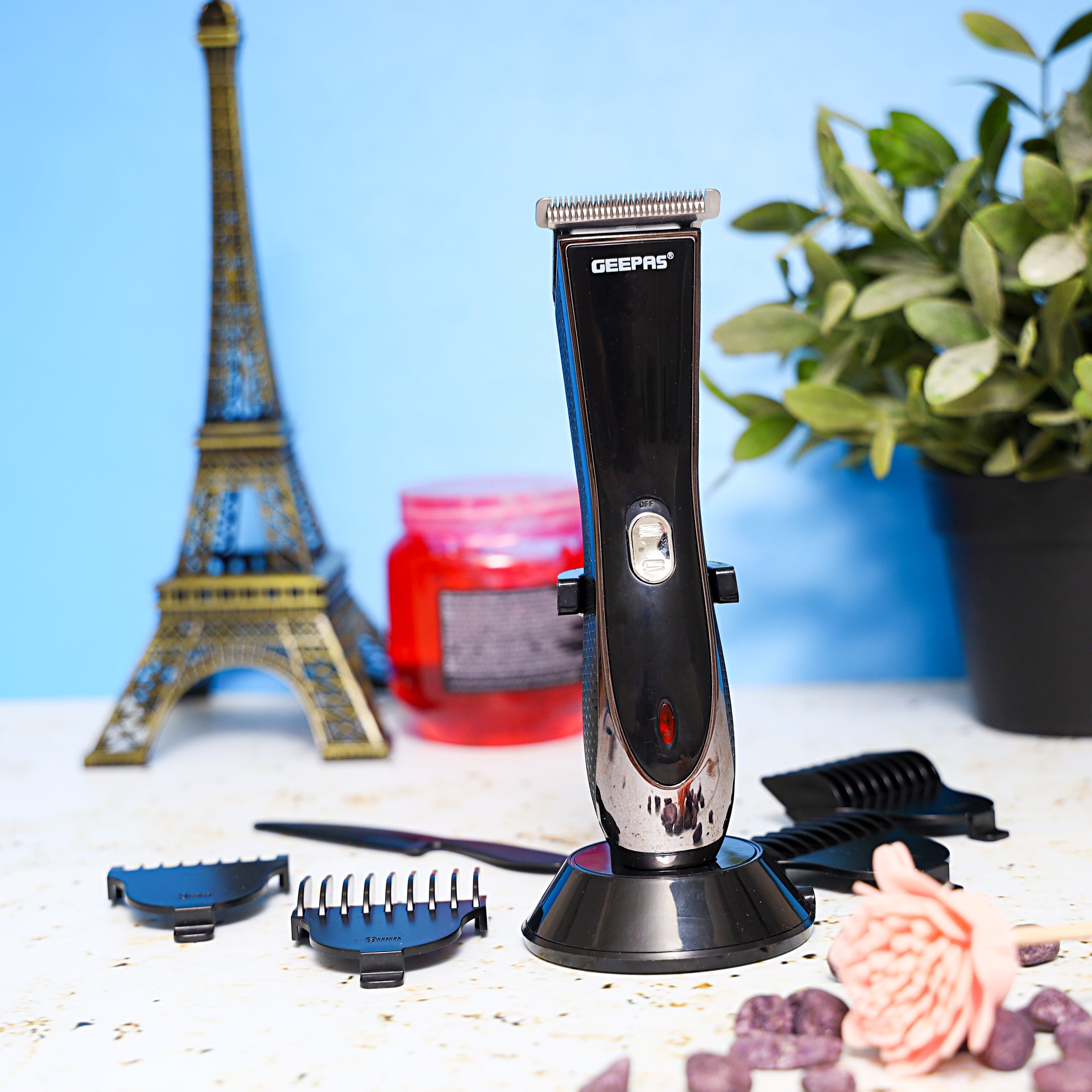 Professional Beard Trimmer for Men with Pro Shield 1.0 Technology – Waterproof Electric Shaver, Dual Turbo Boost & LED Display – High Capacity Battery, 2-Year Warranty – Ideal for Home & Salon Styling (Black) Black