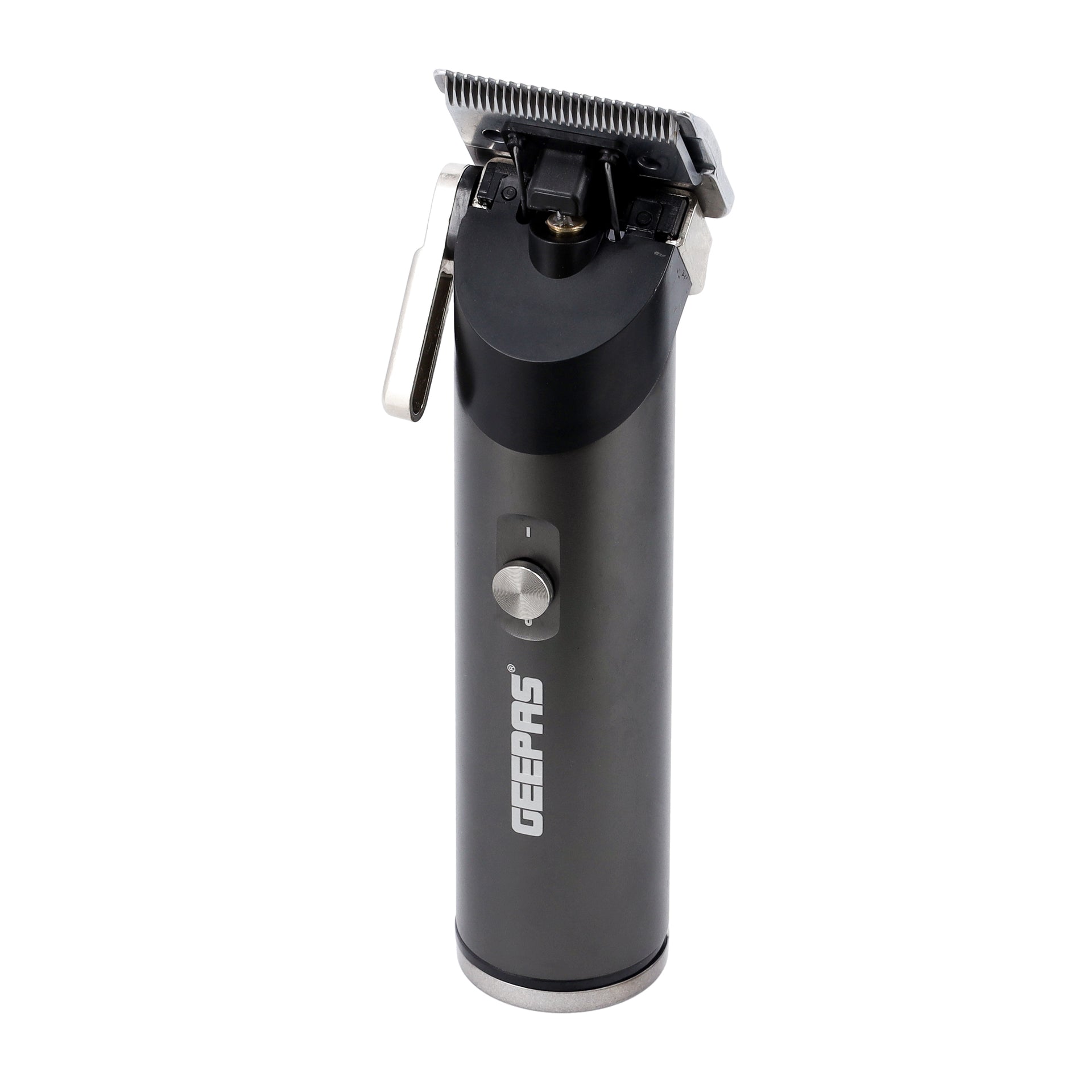 Rechargeable Cordless Professional Hair Clipper Set with 4 Guide Combs, Brush & Oil, Adjustable Cutter Head