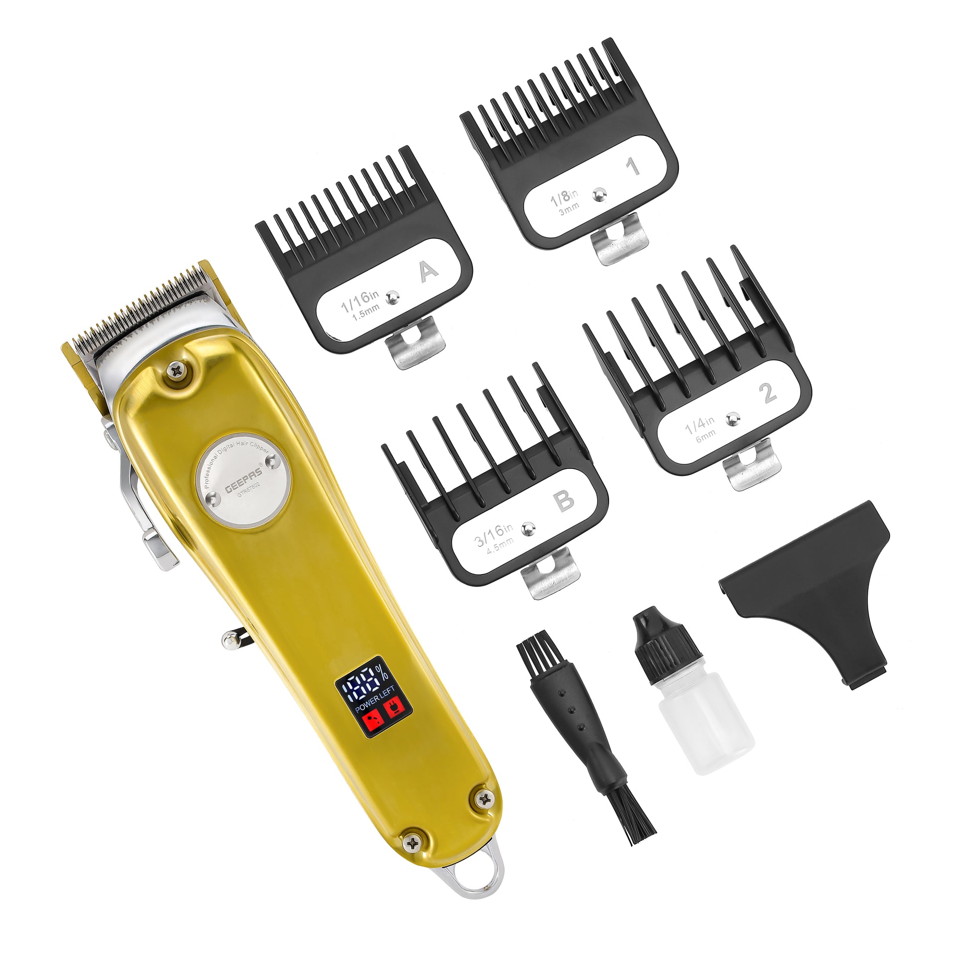 Geepas GTR57502 Professional Digital Hair Clipper