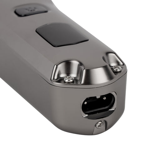Geepas Rechargeable Hair and Beard Trimmer- GTR57508/ with High-Capacity Li-ion Battery and 180 min Working Time/ Detachable Blades and Waterproof IPX7/ LED Display, Cordless, Perfect for Home and Saloon Styling/ 2 Years Warranty, Grey