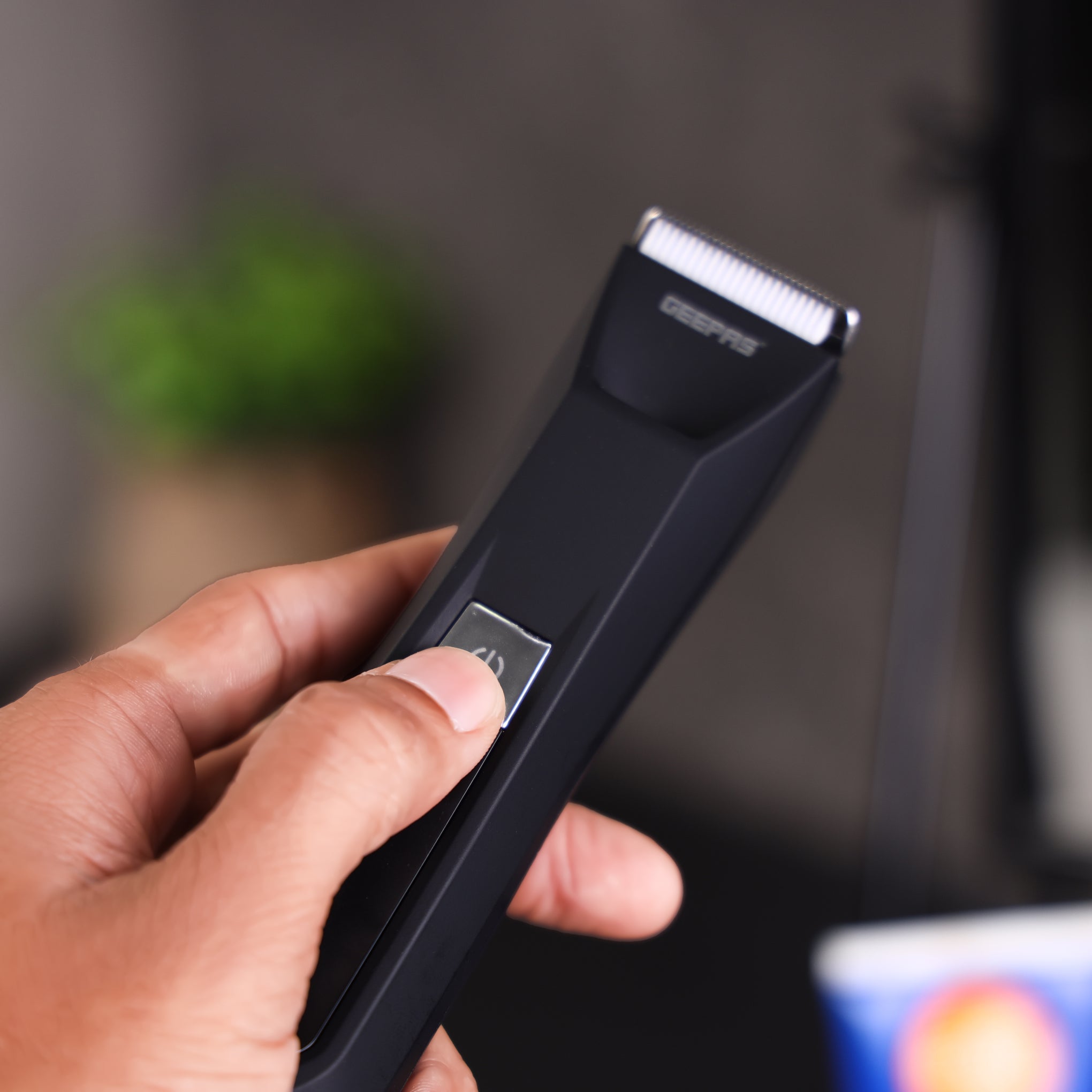 Geepas Waterproof Body Trimmer- GTR57519UK/ LED Light and Display, with Detachable and Adjustable Guide Combs/ Trimmers for Men, Convenient and Long-Lasting Battery/ 2 Years Warranty, Black