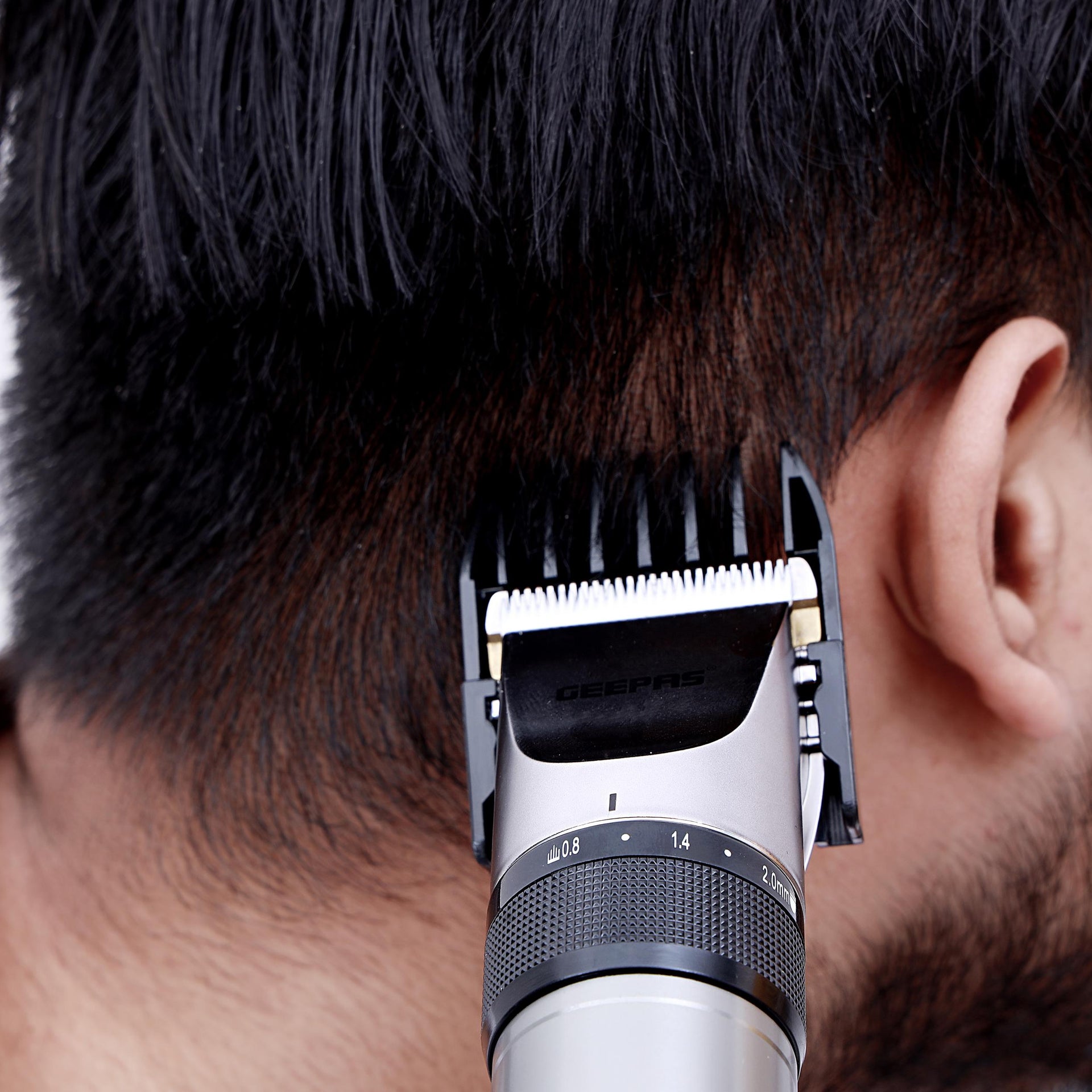 Professional Rechargeable Hair Clipper - Cordless Beard Trimmer with Durable Steel Blades, Ultra-Quiet Design & 4-Hour Runtime - Ergonomic Fast & Smooth Cut Shaver
