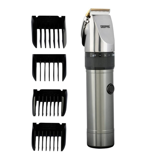 Professional Rechargeable Hair Clipper - Cordless Beard Trimmer with Durable Steel Blades, Ultra-Quiet Design & 4-Hour Runtime - Ergonomic Fast & Smooth Cut Shaver