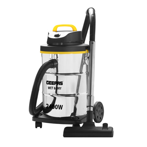 Wet And Dry Vacuum Cleaner 23 L GVC19011 Silver/Black/Yellow
