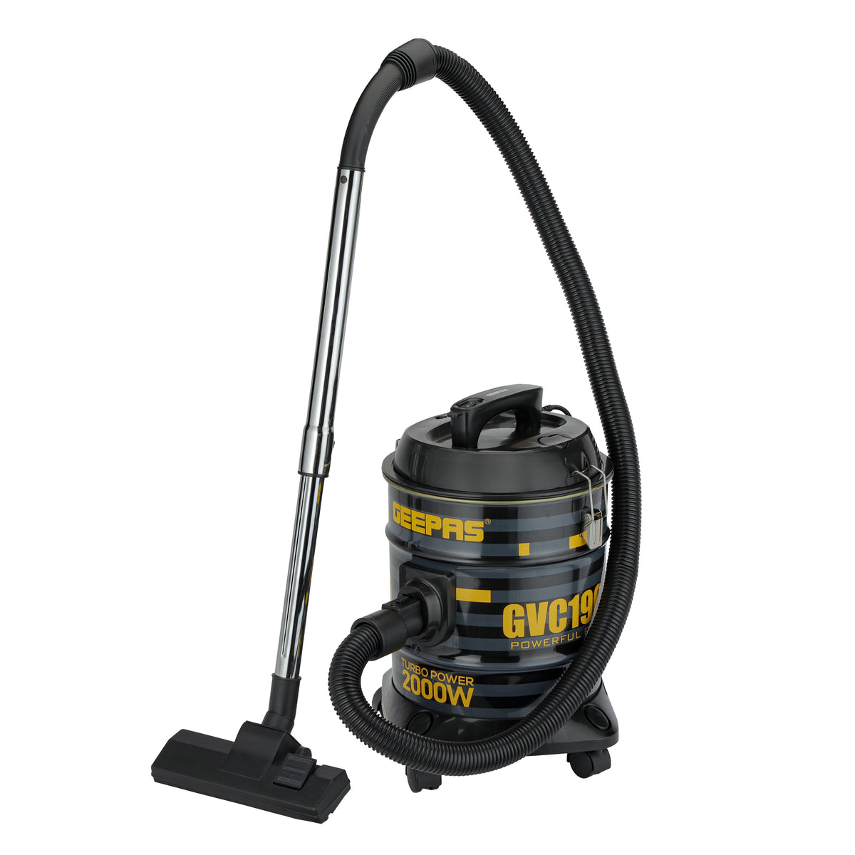 Drum Vacuum Cleaner With Powerful Suction, Dry & Blow Function, Full Indicator/Perfect For Home, Office, Apartments 18 L 2000 W GVC19045 Multicolour