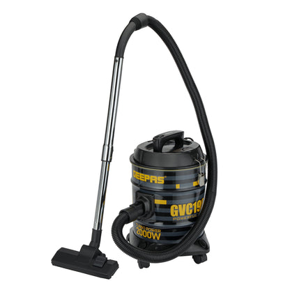 Drum Vacuum Cleaner With Powerful Suction, Dry & Blow Function, Full Indicator/Perfect For Home, Office, Apartments 18 L 2000 W GVC19045 Multicolour