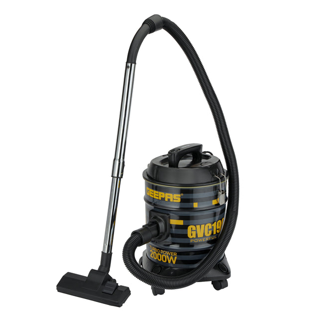 Drum Vacuum Cleaner With Powerful Suction, Dry & Blow Function, Full Indicator/Perfect For Home, Office, Apartments 18 L 2000 W GVC19045 Multicolour