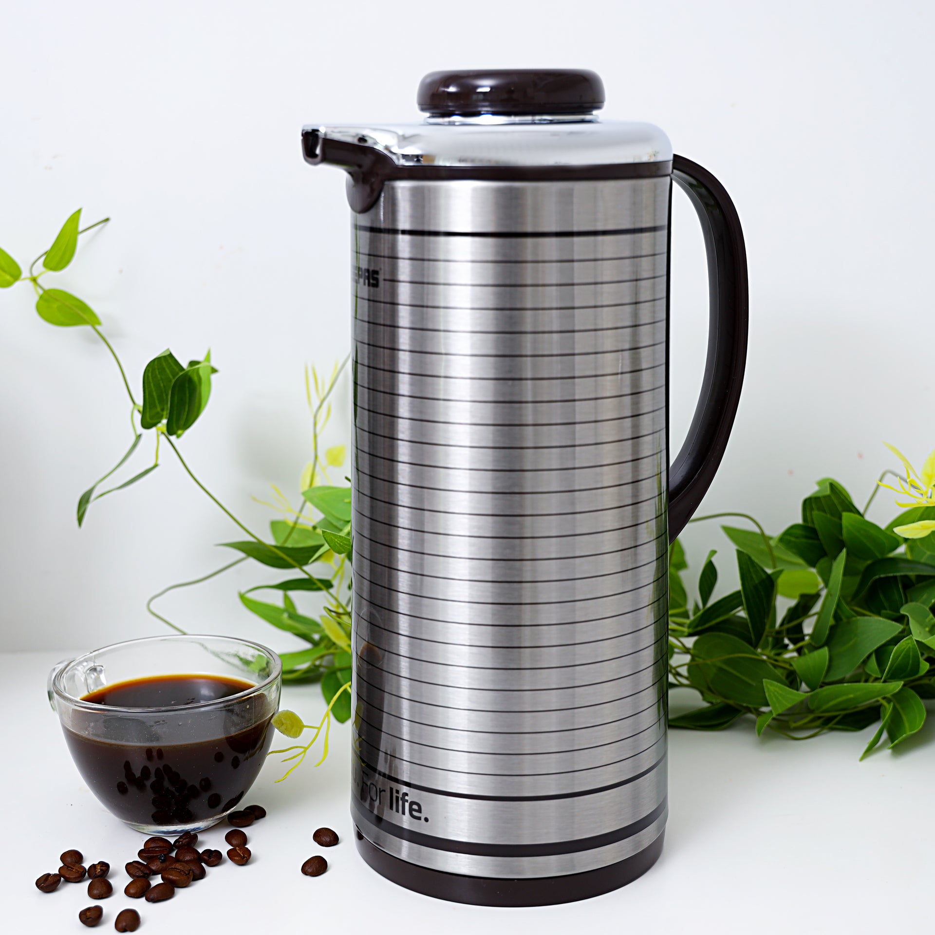 Vacuum Flask Silver/Black