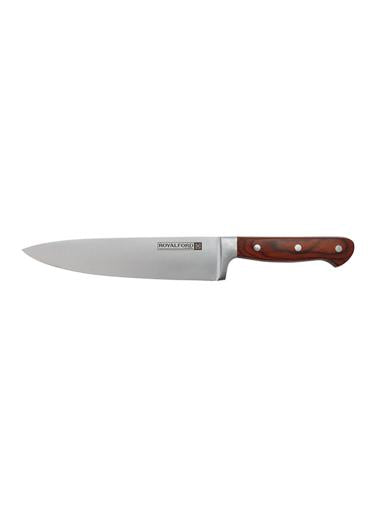 Sharp Design Chef Knife Silver/Brown 8inch