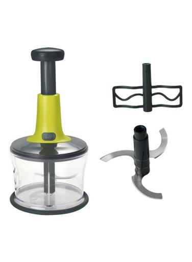 Express Push Chopper Multi-Purpose 1200Ml Multicolor 15X15X29Cm Dishwasher Safe
