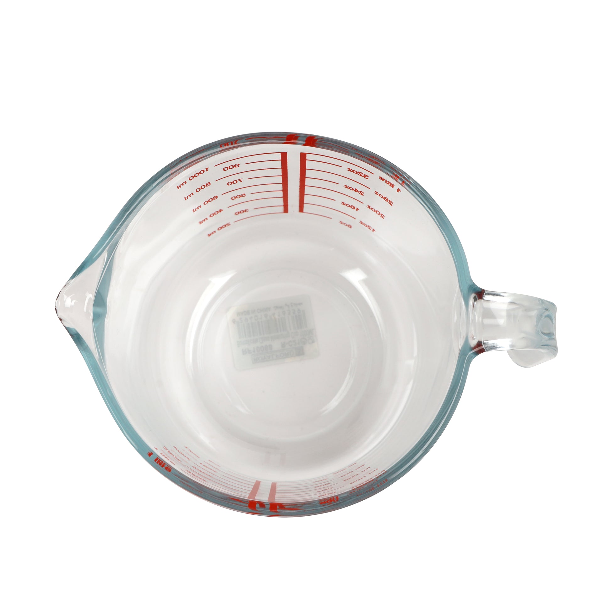 Borosilicate Glass Measuring Jug with Scale Clear 1000ml