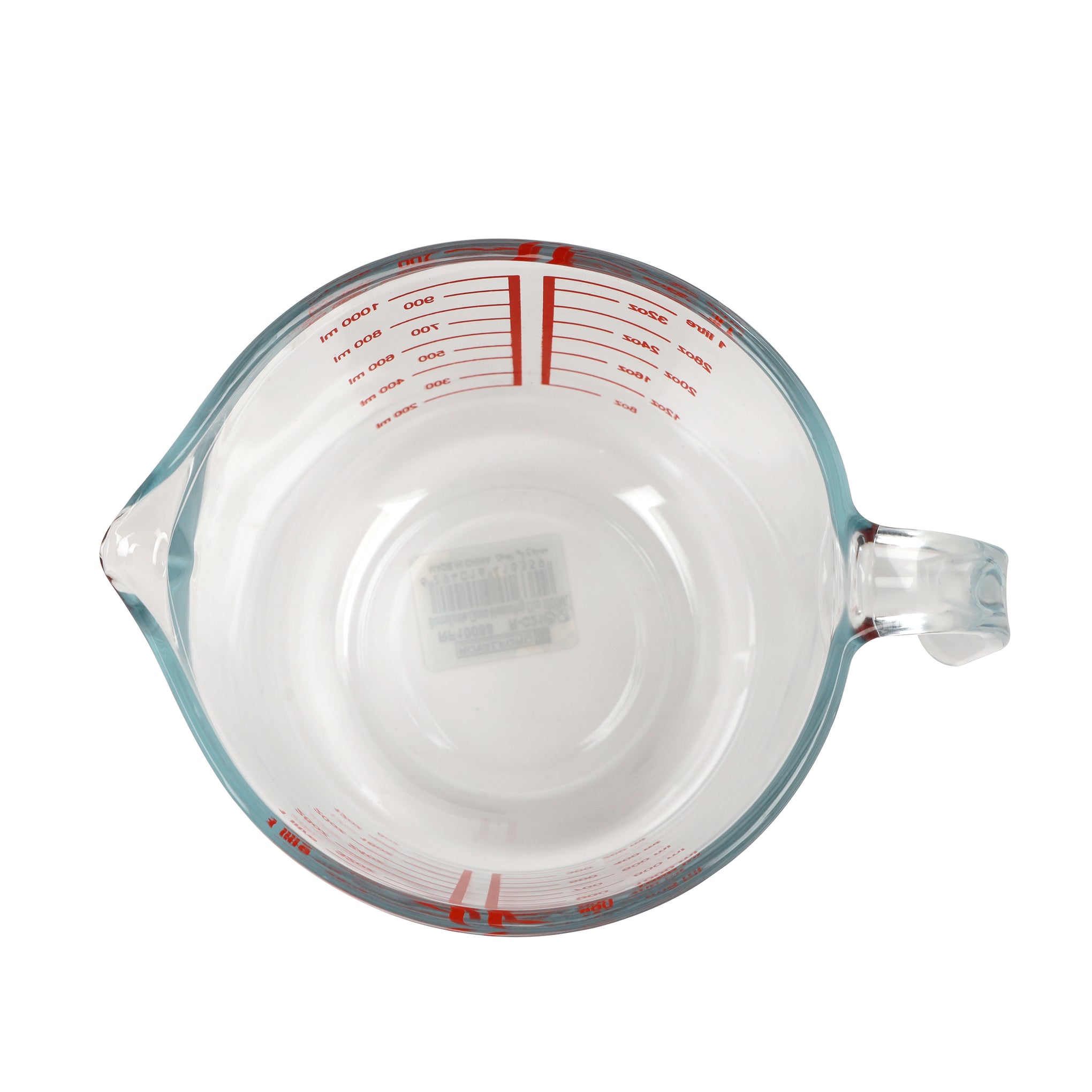 Borosilicate Glass Measuring Jug with Scale Clear 1000ml