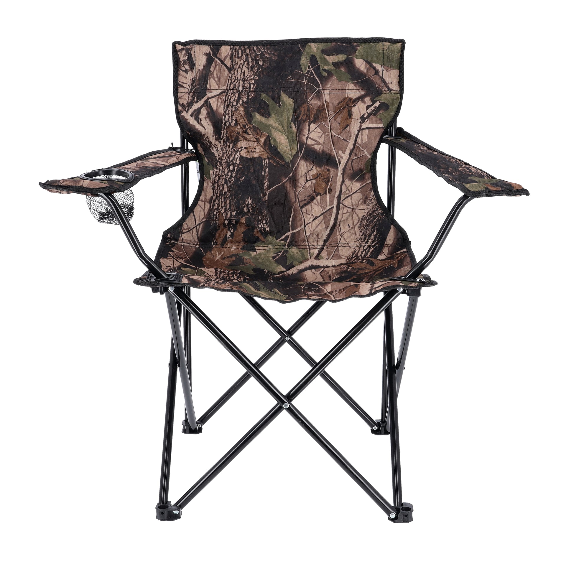 Royalford Camping Chair , Foldable ,Chair with Cup Holder , Lightweight Campsite Portable Chair with Travel Carry Bag ,Perfect for Camping, Garden ,Caravan Trips, Fishing, Beach