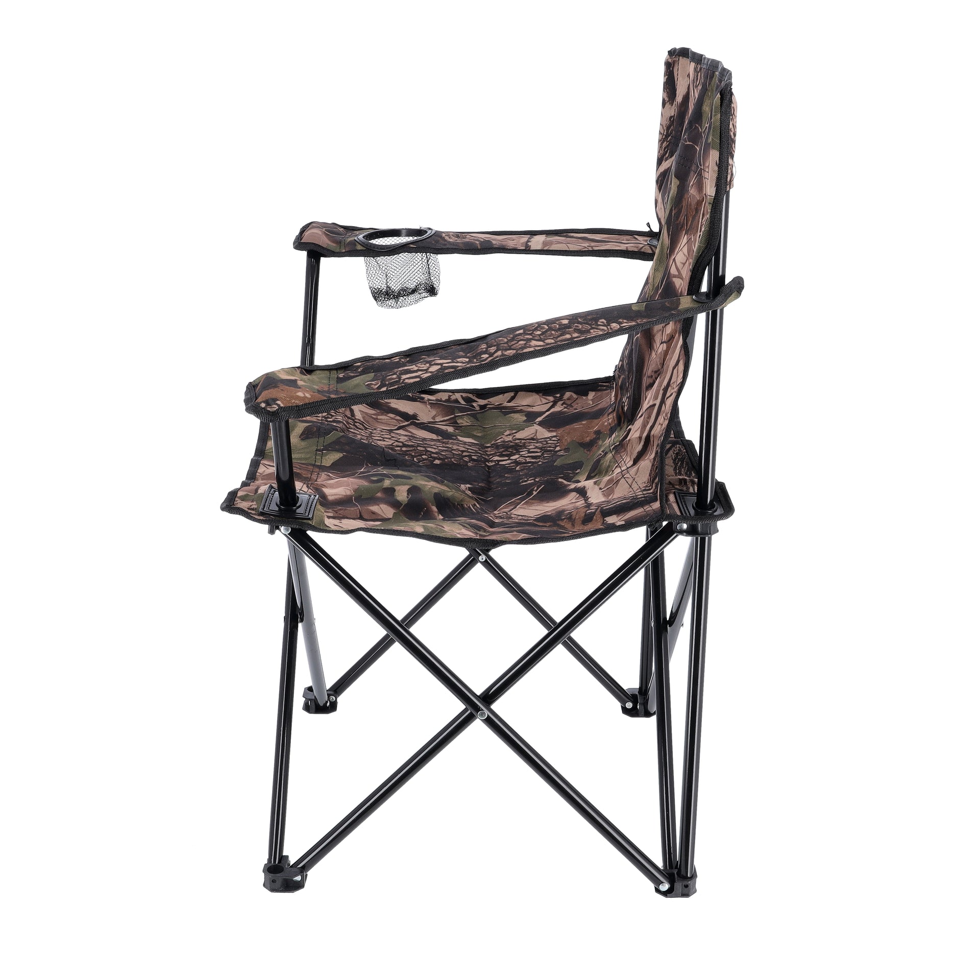 Royalford Camping Chair , Foldable ,Chair with Cup Holder , Lightweight Campsite Portable Chair with Travel Carry Bag ,Perfect for Camping, Garden ,Caravan Trips, Fishing, Beach