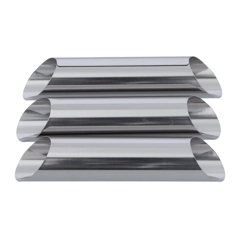 3 -Pieces Cookie Cutter Set Silver