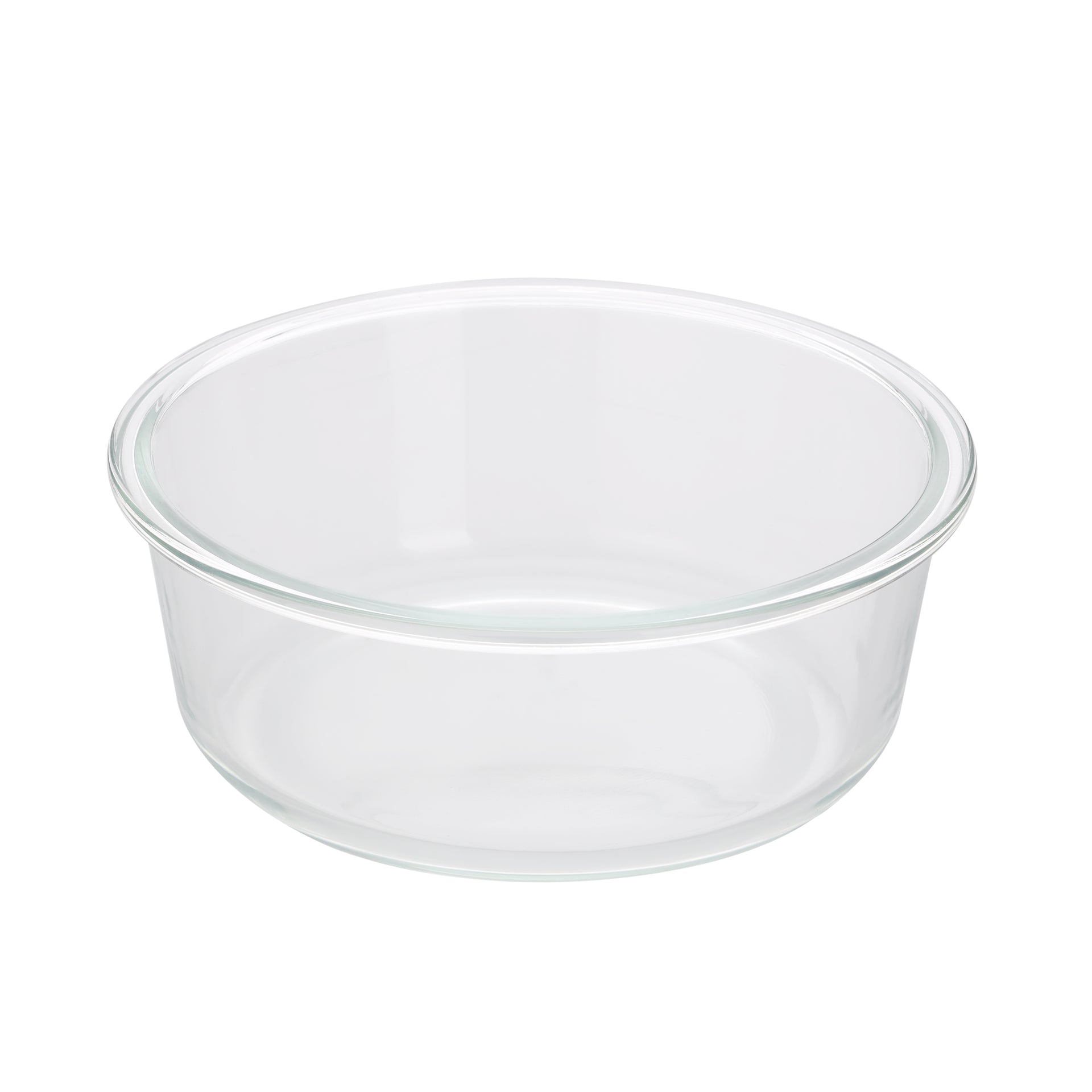 Rectangular Glass Food Container With Bamboo Lid Clear 650ml