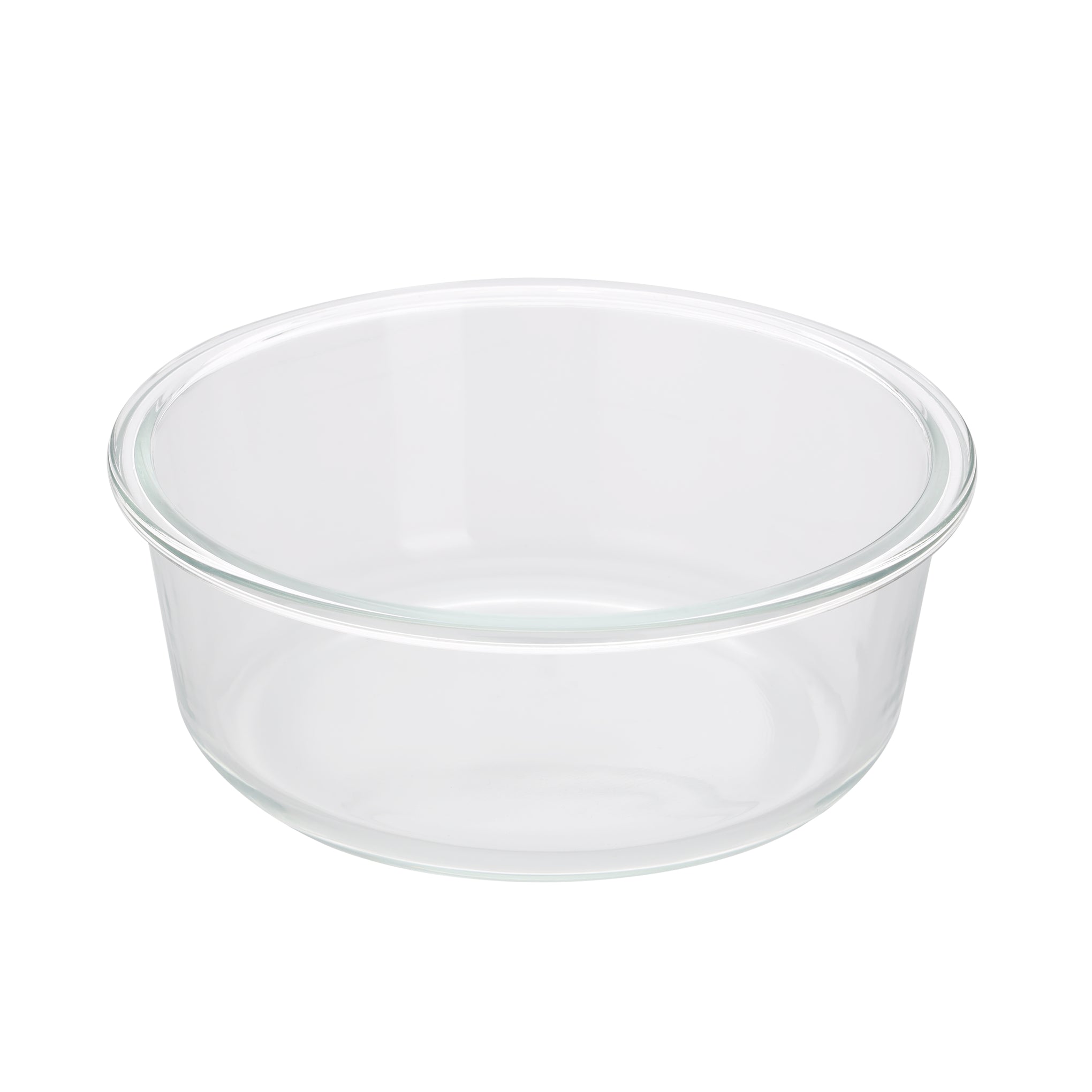 Rectangular Glass Food Container With Bamboo Lid Clear 650ml