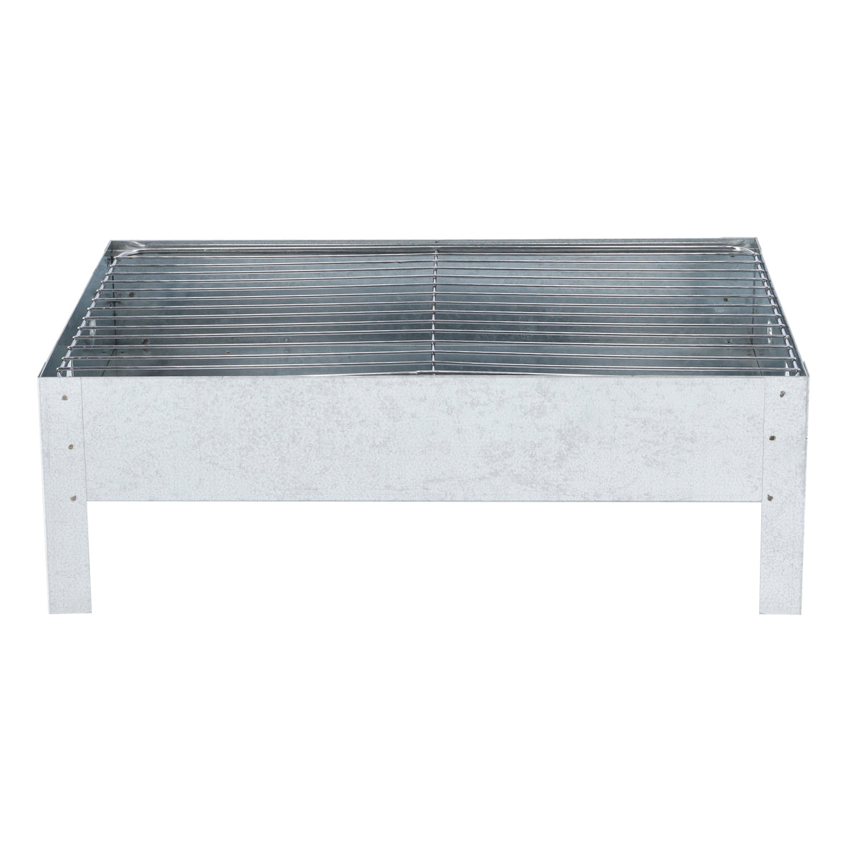Bbq Stand With Grill Silver 44.5x26.5cm