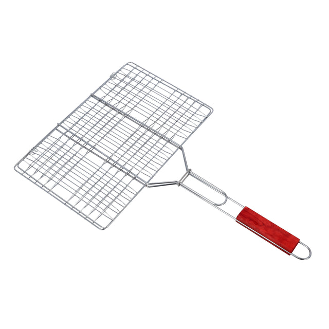 Bbq Grill Chromium Plated Iron Perfect For Grilling Chicken Fish Meat Vegetables Etc 22 X 34 X 52 Cm Multi Color