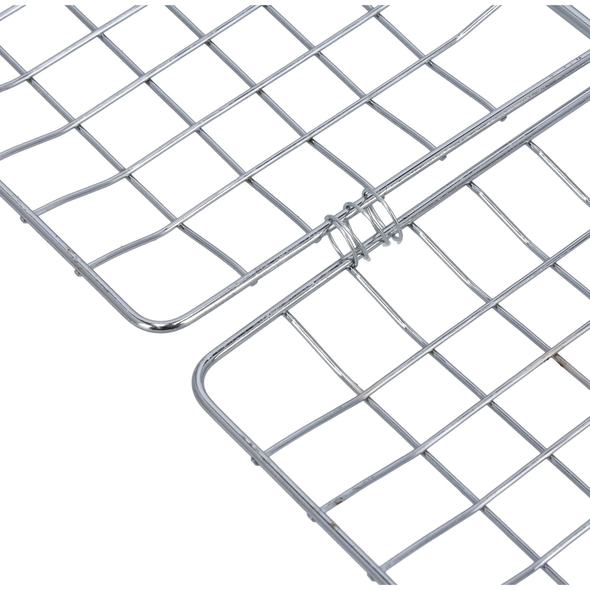 Foldable Portable Stainless Steel Barbecue Grill Indoor And Outoor Silver/Red 43x30x70cm