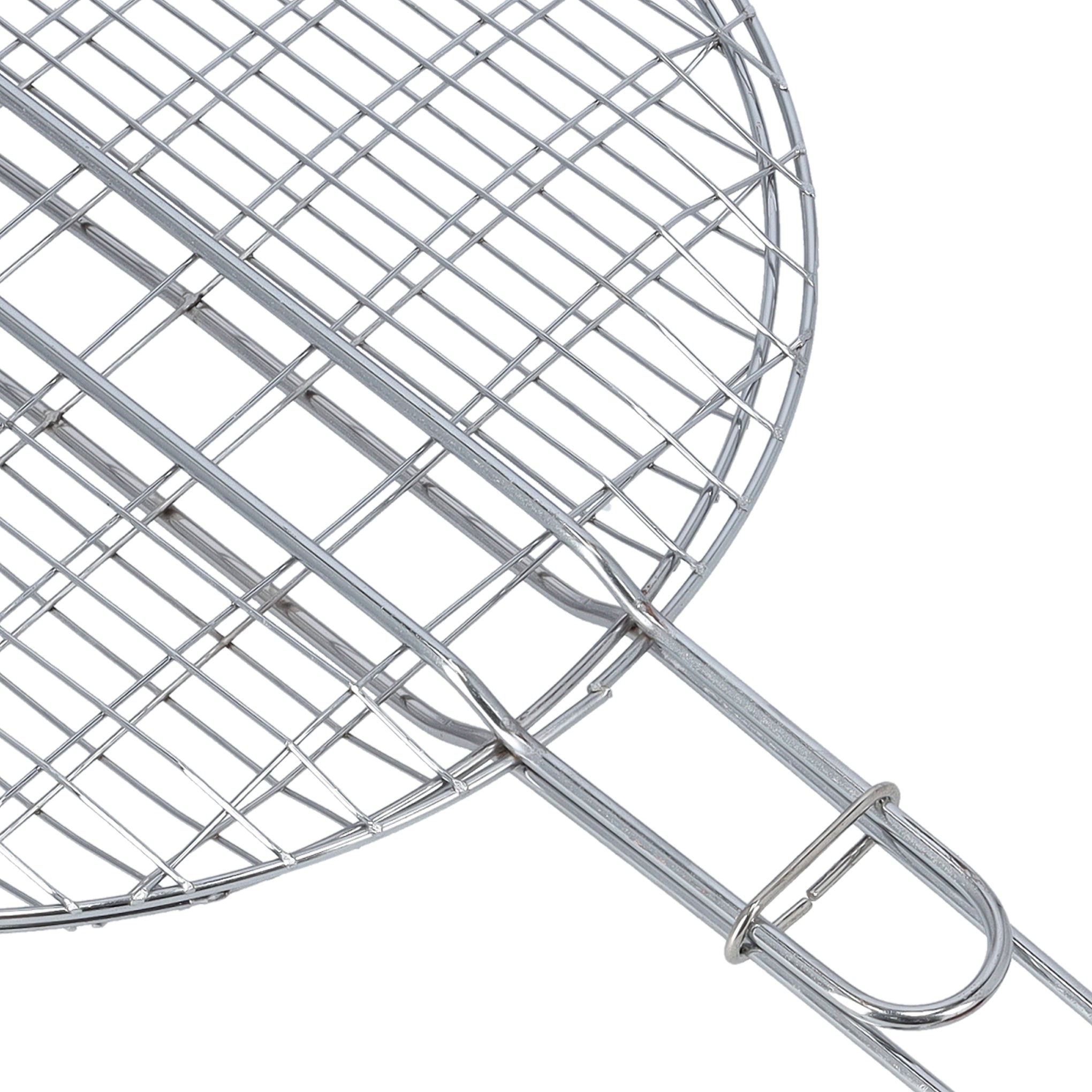 Barbeque Grill Chromium Plated Iron Rf10375 Silver