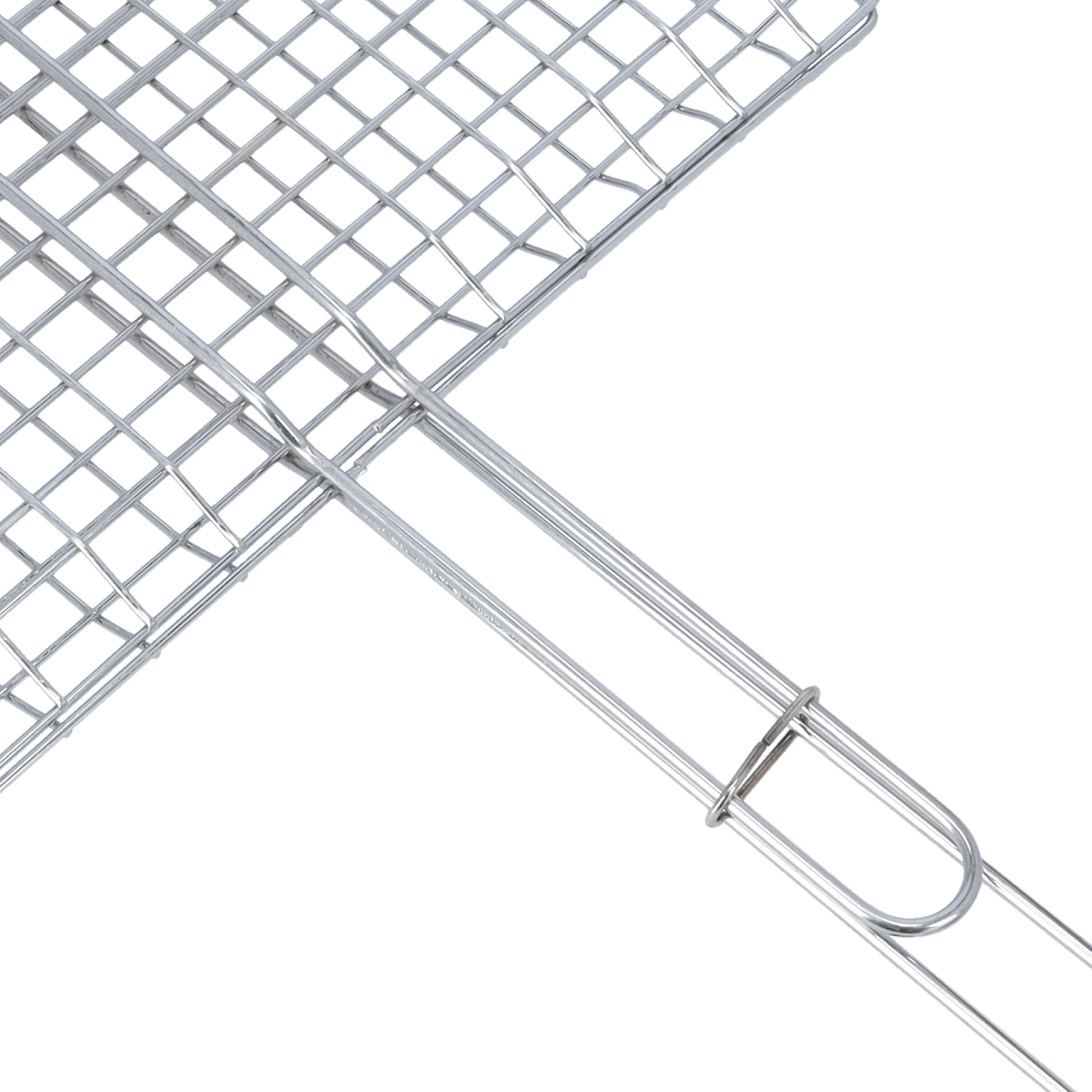 Foldable Portable Stainless Steel Barbecue Grill Indoor And Outoor Silver/Red 30x40x70cm