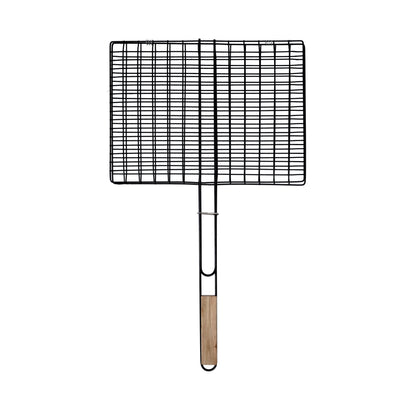 Foldable Portable Stainless Steel Barbecue Grill Indoor And Outoor Silver/Red 30x40x70cm