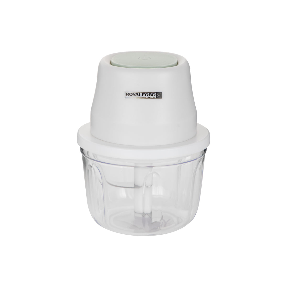 Portable Mini Food Processor, 250ml PP & PET Bowl, RF10411 | Rechargeable Food Processor with USB Cable | Swirl Sharpe Blade | One-Touch Button | 1300mAh Battery
