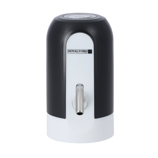 Royalford Automatic Water Dispenser, One-Touch Button Water, RF10474 1200mAh Powerful Battery Rechargeable with USB Cable No Water Leakage Rust-Proof, Stainless Steel Pipe MULTICOLOR 13cm