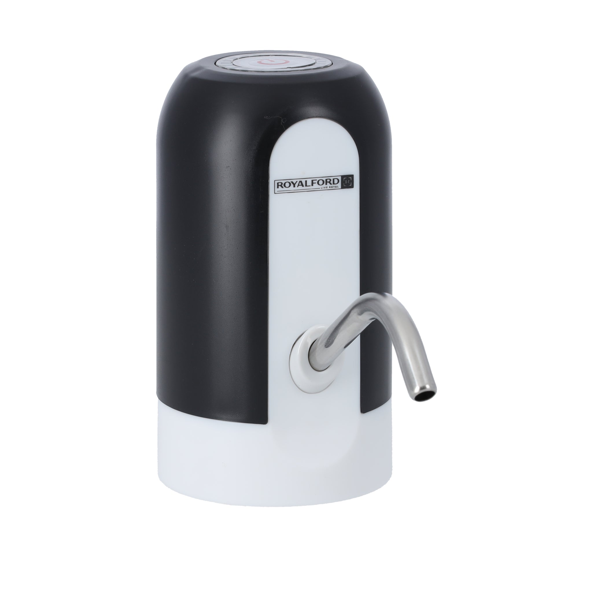 Royalford Automatic Water Dispenser, One-Touch Button Water, RF10474 1200mAh Powerful Battery Rechargeable with USB Cable No Water Leakage Rust-Proof, Stainless Steel Pipe MULTICOLOR 13cm