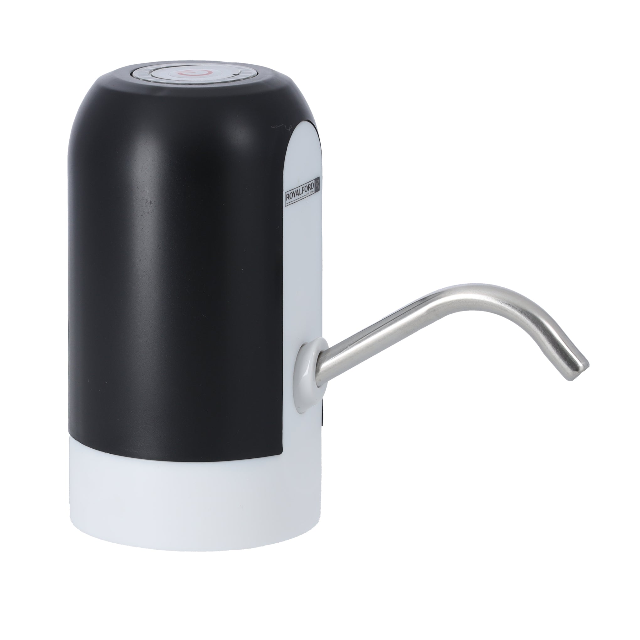 Royalford Automatic Water Dispenser, One-Touch Button Water, RF10474 1200mAh Powerful Battery Rechargeable with USB Cable No Water Leakage Rust-Proof, Stainless Steel Pipe MULTICOLOR 13cm