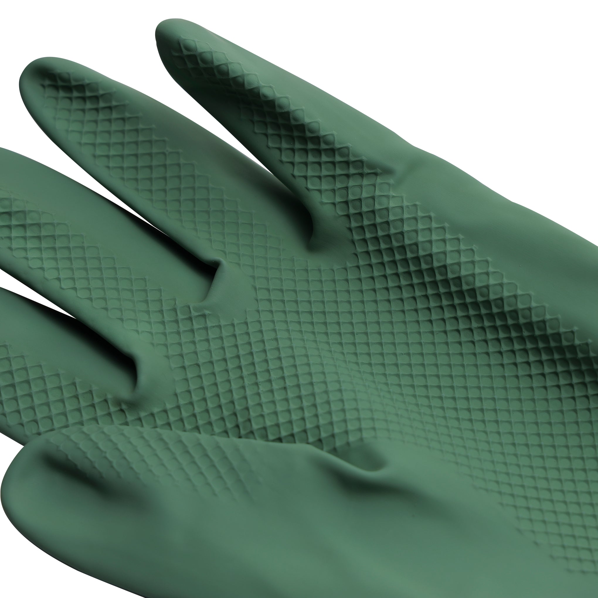 Royalford Cleaning Gloves, Natural Latex Comfortable Gloves, RF10491 2pcs Reusable Convenient Grip Gloves Non-Slip Surface & Long Sleeves MULTICOLOR