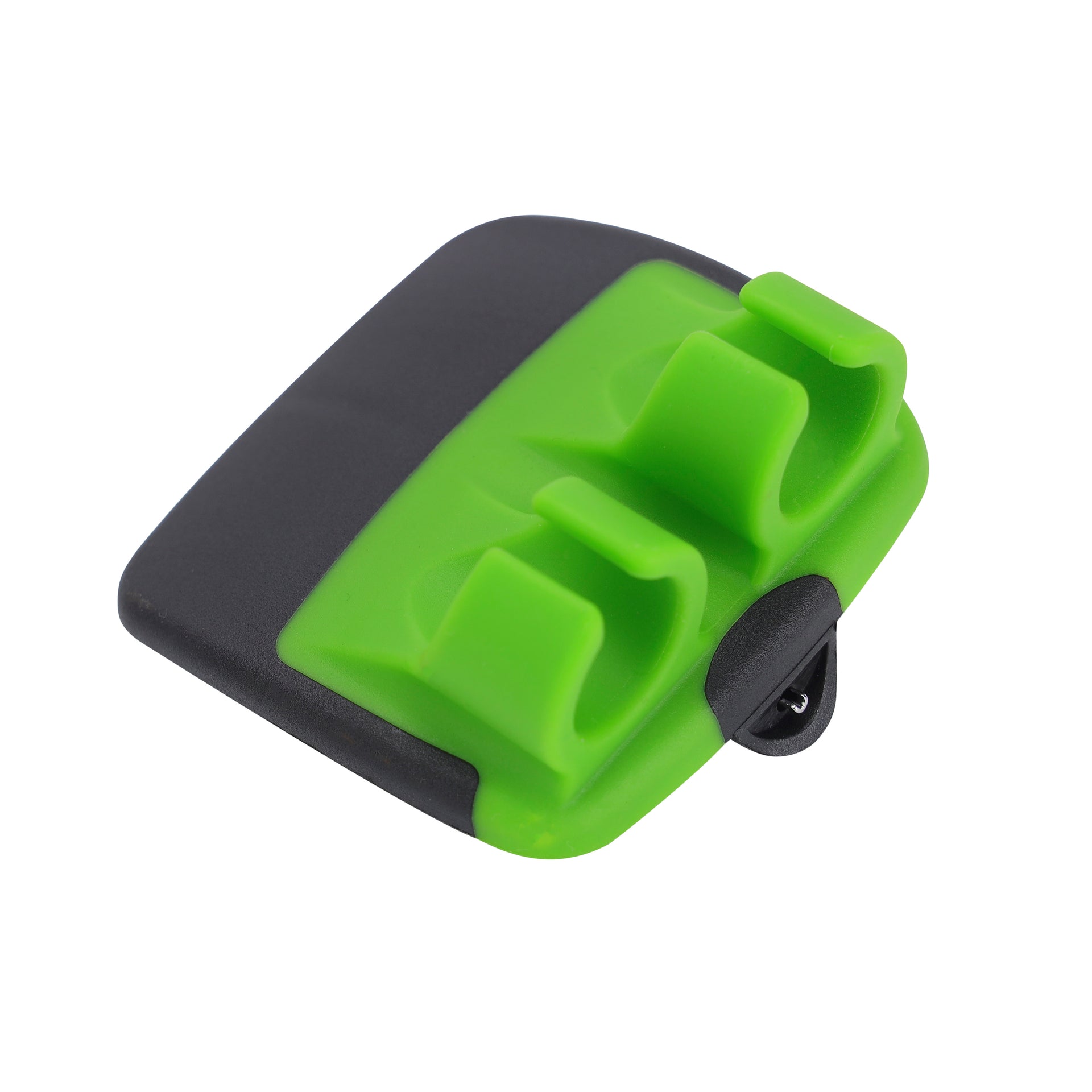 Plam Peeler with Finger Grip Fruit Peeler RF10510 Kitchen Vegetable Peeler Hand Fruit Peeler with Comfortable Rubber Finger Grip for Pumpkin Carrot Cucumber Potato Peeling Green/Black