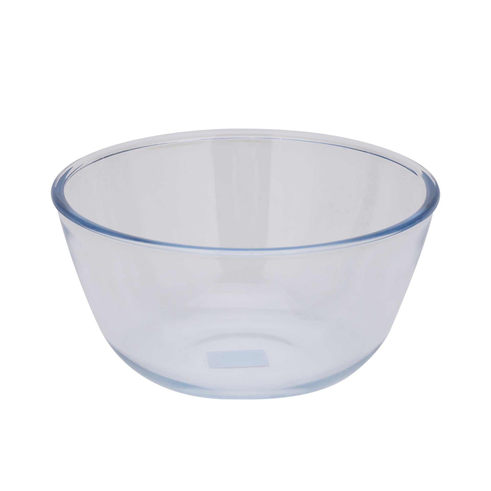 RoyalFord Round Borosilicate Glass Bowl, 4.45L Serving Bowl, RF10567 Large Clear Serving Bowl Eco Friendly & Durable Mixing Bowl All Purpose Bowl For Salads, Desserts, Fruit, & More, Transparent