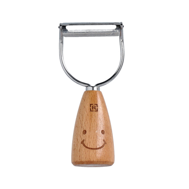 RoyalFord Vegetable Peeler, Stainless Steel, Wooden Handle, RF10666 Y Shaped Peeler Good Grip & Durable Peeling Tool for Kitchen, Vegetables, Fruits, Multicolor