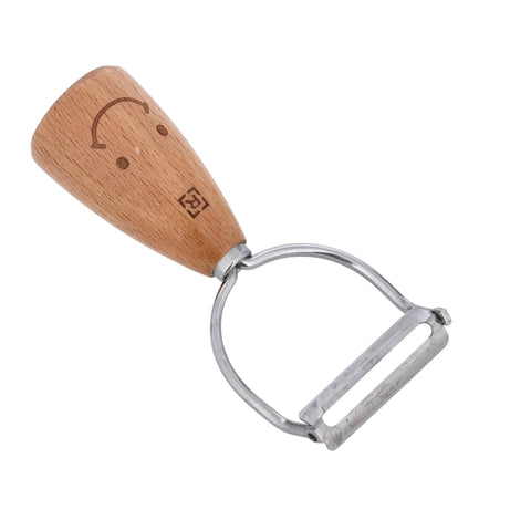 RoyalFord Vegetable Peeler, Stainless Steel, Wooden Handle, RF10666 Y Shaped Peeler Good Grip & Durable Peeling Tool for Kitchen, Vegetables, Fruits, Multicolor