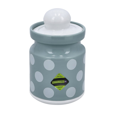 Classic Spice Jar, RF10875, 1.5L Plastic Jar with Lid | BPA-Free Food Cereal Air-Tight Containers | Ideal For Flour, Sugar, Coffee, Candy, Spice Jars Grey