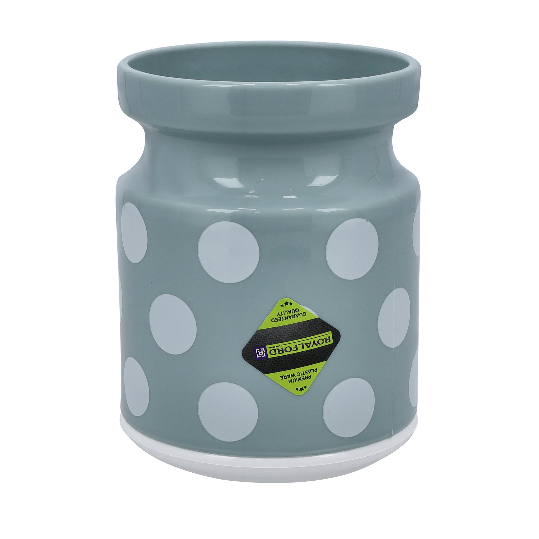 Classic Spice Jar, RF10875, 1.5L Plastic Jar with Lid | BPA-Free Food Cereal Air-Tight Containers | Ideal For Flour, Sugar, Coffee, Candy, Spice Jars Grey