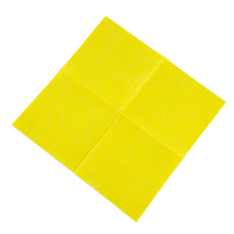 Royalford Royalbright 3-Piece Easy Clean Cleaning Clothes- RF11071-100% Anti-Bacterial and Super Absorbent Power 50% Polyester and 50% Viscose for Effective Cleaning Yellow