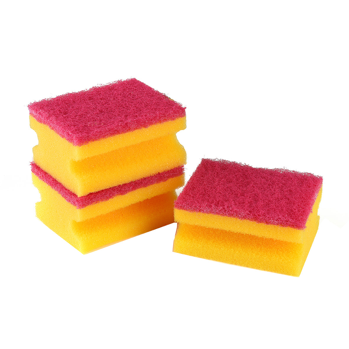 Royalford Royalbright Heavy Duty Cleaning Sponges- RF11086 Scrub Sponges for Kitchen, Sink and Bathroom Use Cleaning Supplies with Nail Saving Design Premium-Quality Ideal for Dish Wash Multi-Purpose