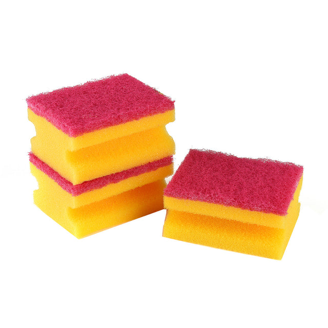 Royalford Royalbright Heavy Duty Cleaning Sponges- RF11086 Scrub Sponges for Kitchen, Sink and Bathroom Use Cleaning Supplies with Nail Saving Design Premium-Quality Ideal for Dish Wash Multi-Purpose